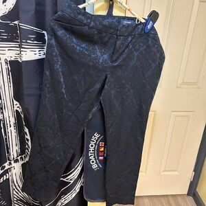 Old Navy  Navy Patterned Dress Pants